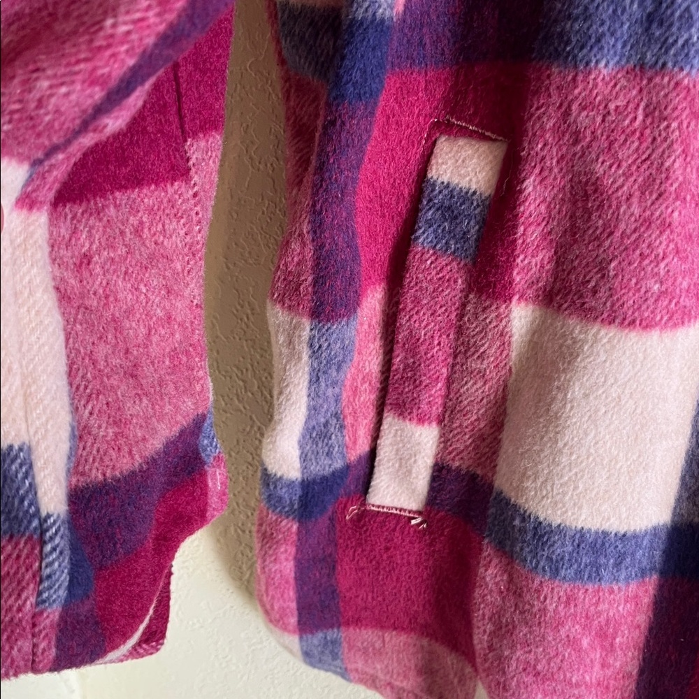 Members Mark Plaid Shacket Button-Up Heavyweight … - image 3